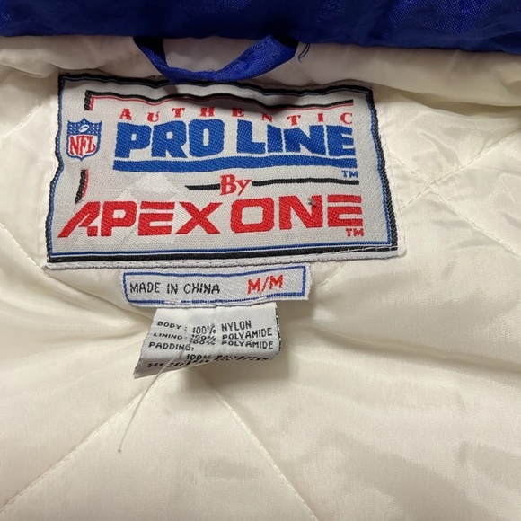 Vintage 90s Dallas Cowboys Apex One Hooded Jacket Mens M-M Pro Line NFL - Picture 12 of 16